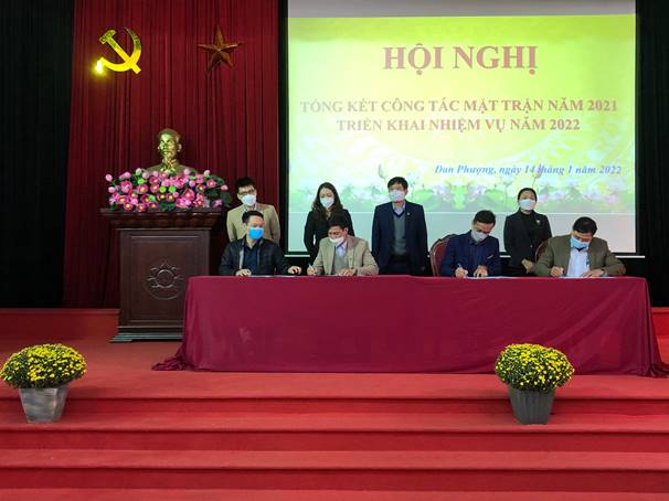 Ủy ban MTTQ Việt Nam huyện tổ chức tổng kết công tác mặt trận năm 2021, triển khai nhiệm vụ năm 2022