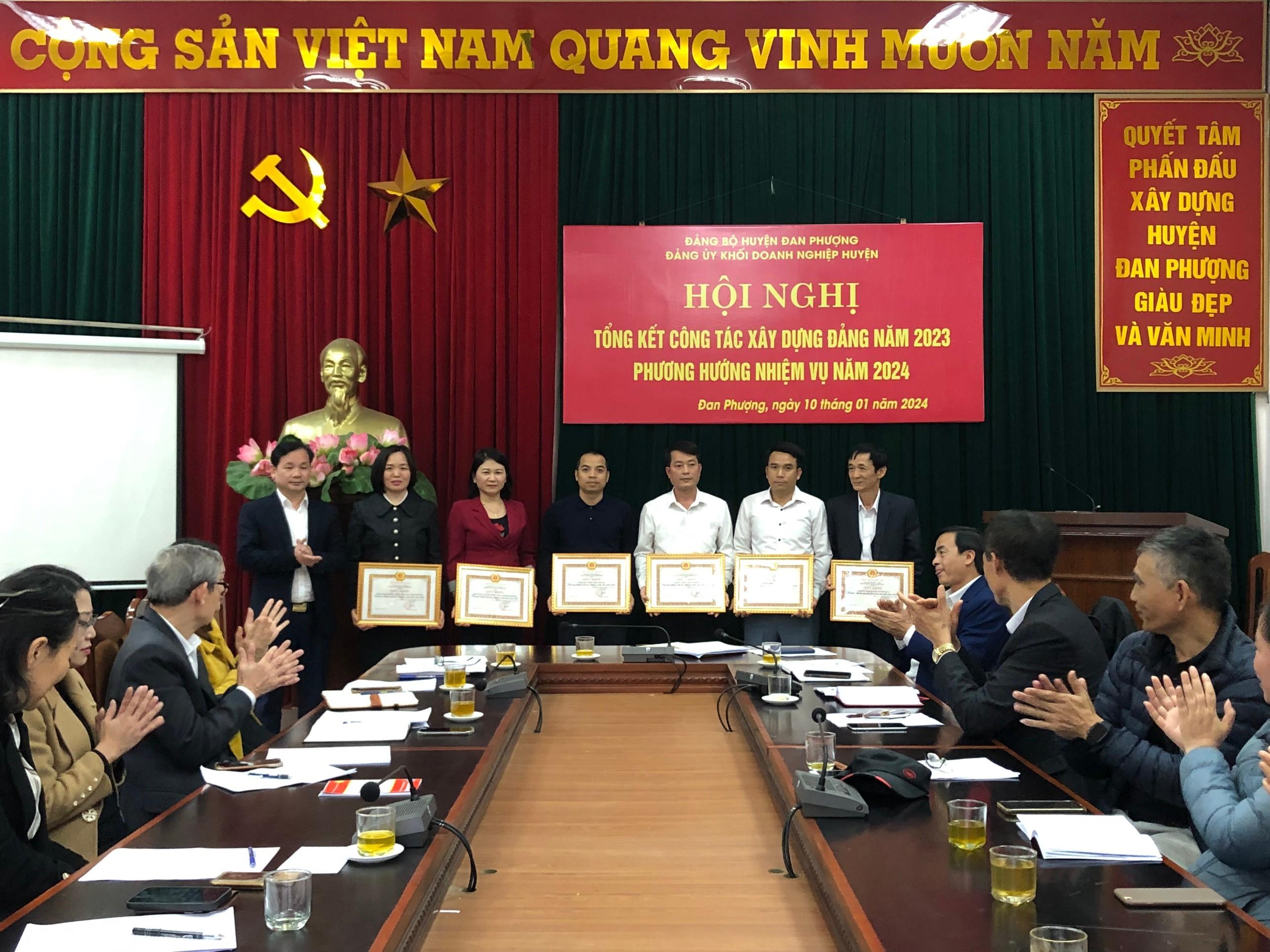 Đảng ủy khối Doanh nghiệp tổ chức tổng kết công tác xây dựng Đảng năm 2023