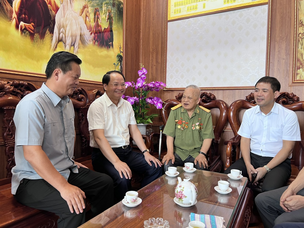 Huyện Đan Phượng tri ân các Anh hùng liệt sỹ, chiến sỹ Điện Biên, thanh niên xung phong, dân công hoả tuyến trong chiến dịch Điện Biên Phủ