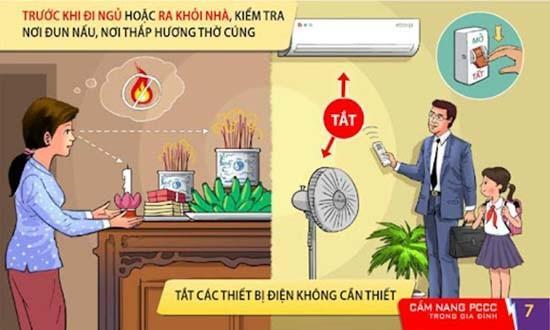 Khuyến cáo phòng cháy chữa cháy trong thắp hương, thờ cúng, đốt vàng mã